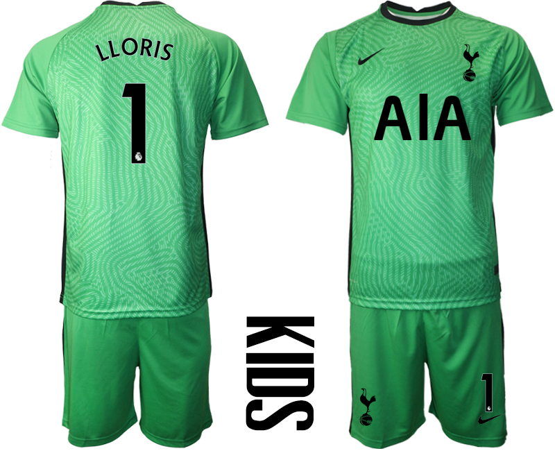 2021 Men Tottenham Hotspur green goalkeeper 1. soccer jerseys